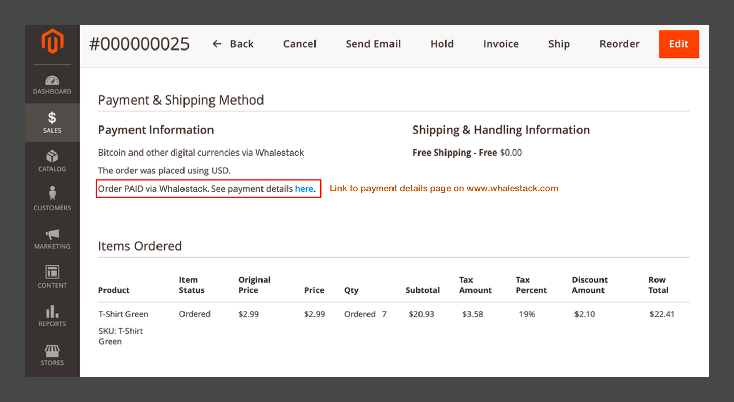 Adobe Commerce extension for cryptocurrency payments
